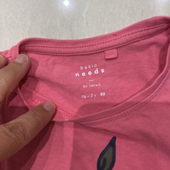 Basic Needs Name It Girl Toddler Pink "I Love Orange" T-Shirt Size 1 1/2 - 2 - Picture 2 of 4